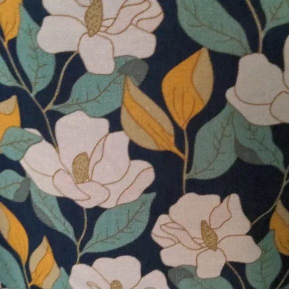 EUC✨ DANIEL RAINN navy women's XL Camila Ruffle Detail 3/4 sleeve Blouse - Picture 3 of 17